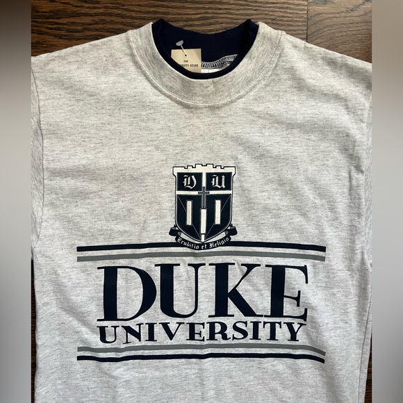 Vintage NWT Dead Stock The Cotton Exchange Duke University Store Shirt Small. - Picture 2 of 11